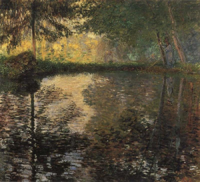 The Pond at Montgeron, Claude Monet